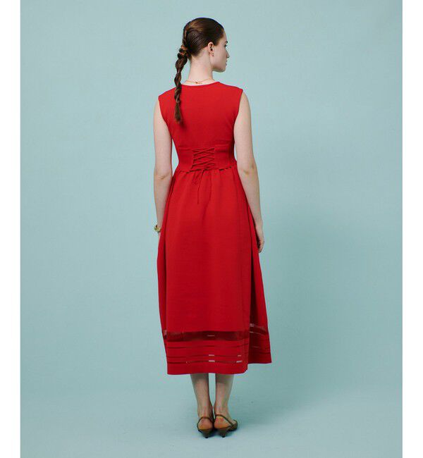 allureville「◇ ウエストマークリブワンピース」|ワンピース|