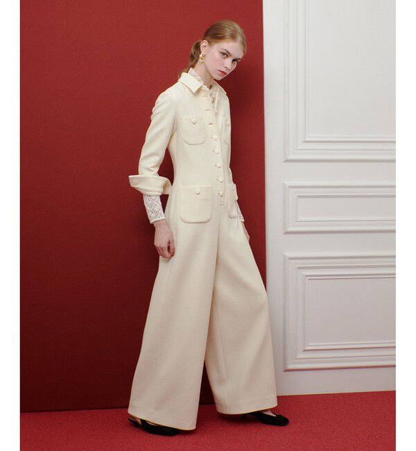 LOULOU WILLOUGHBY「【LOULOU WILLOUGHBY 】ツイードオールインワン」|オールインワン|