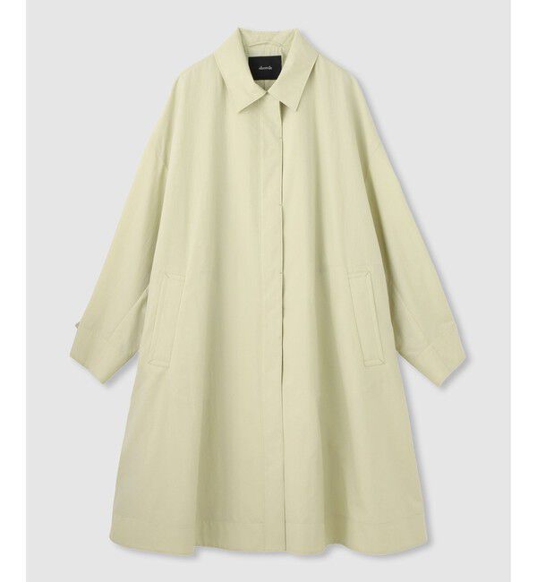 allureville「ステンカラーフレアコート」|ダッフルコート|ベージュ