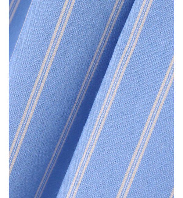 allureville「ストライプスカーフ付バルーンシャツ」|シャツ・ブラウス|