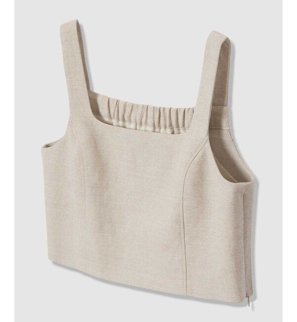 allureville「シャークスキンショートジレ」|ベスト・ジレ|