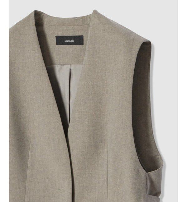 allureville「WEB ルミネ別注スリットジレ」|ベスト・ジレ|