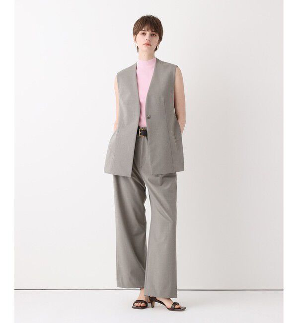 allureville「WEB ルミネ別注スリットジレ」|ベスト・ジレ|