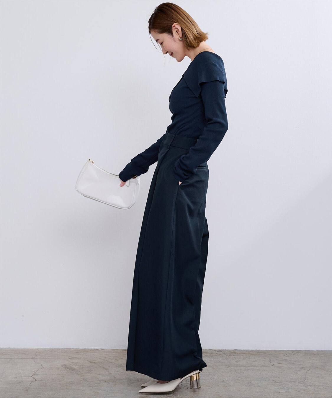 ur's「ケープデザインニット」|ニット・セーター|