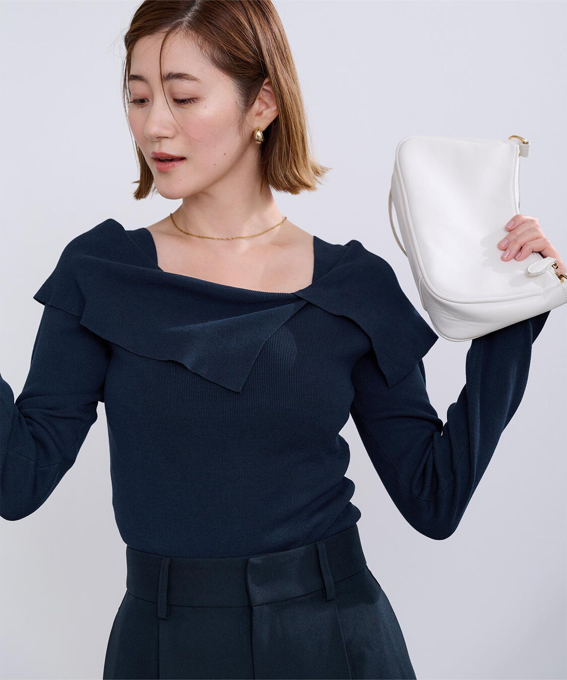 ur's「ケープデザインニット」|ニット・セーター|