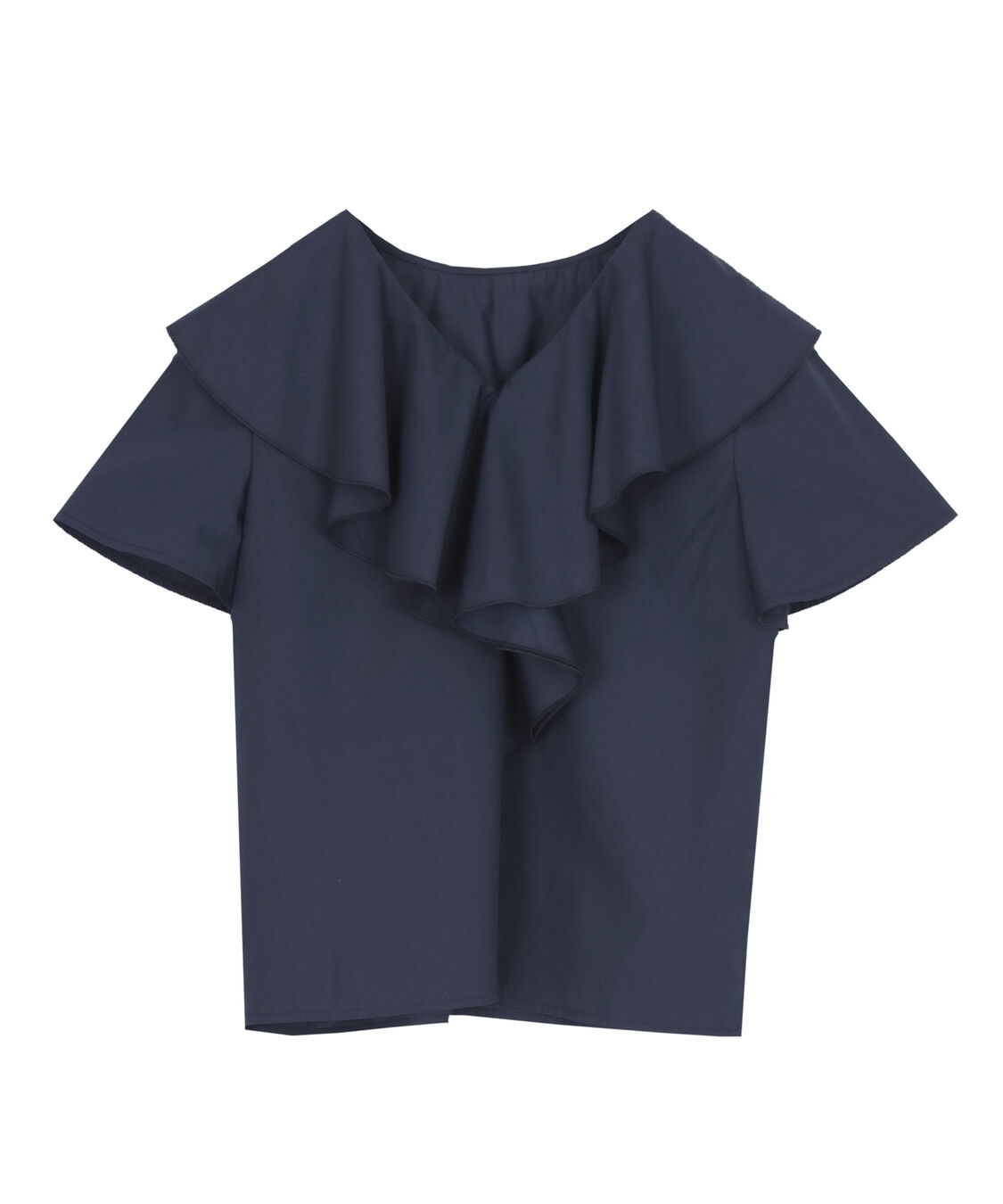 ur's「フリルVネックブラウス」|シャツ・ブラウス|