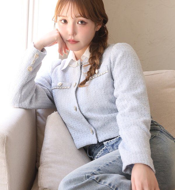  「半袖フロントギャザーボウタイブラウス」|シャツ・ブラウス|