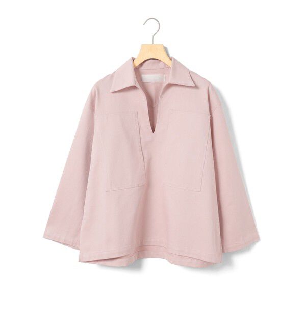 MARMARMAR「MARMARMAR ドリルスキッパーシャツ」|シャツ・ブラウス|