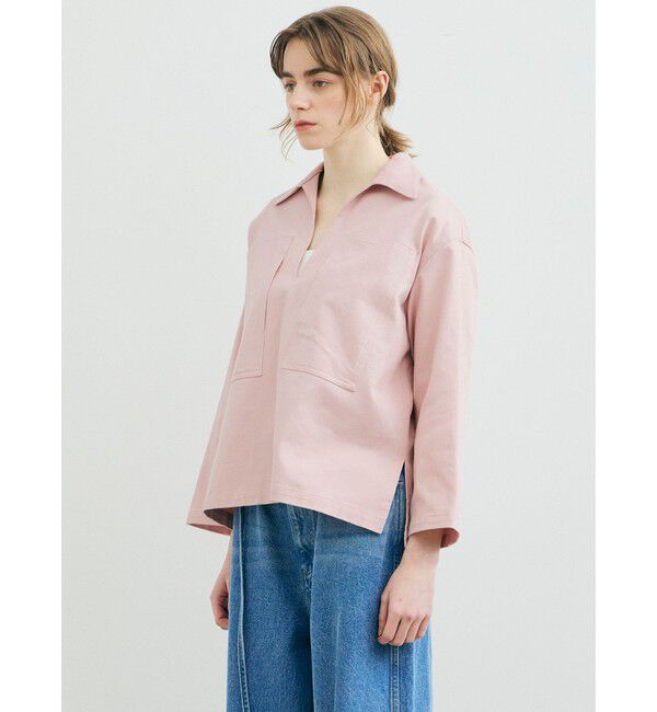 MARMARMAR「MARMARMAR ドリルスキッパーシャツ」|シャツ・ブラウス|