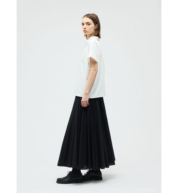 mizuiro ind「mizuiro ind ワッシャーカラーワイドシャツ」|シャツ・ブラウス|