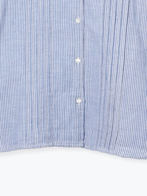 Samansa Mos2「襟フリルレース重ねブラウス」|シャツ・ブラウス|