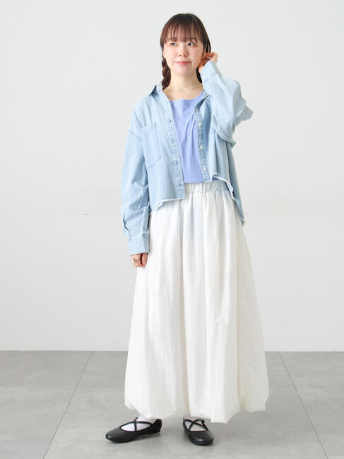 Samansa Mos2「ガーゼ天竺ゆるカットソー」|Tシャツ・カットソー|