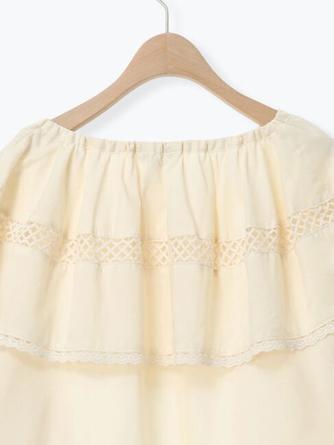 Samansa Mos2「レースボレロブラウス」|シャツ・ブラウス|