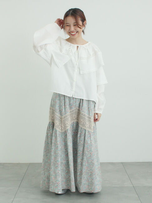 Samansa Mos2「レースボレロブラウス」|シャツ・ブラウス|