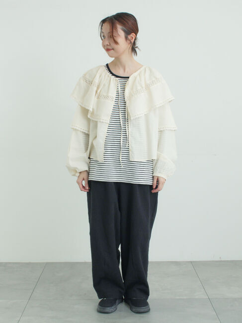 Samansa Mos2「レースボレロブラウス」|シャツ・ブラウス|