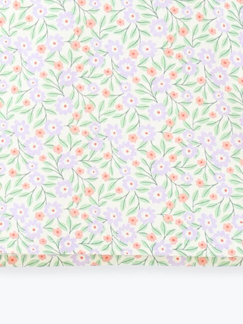 Samansa Mos2 Lagom「花柄袖フリルTシャツ」|Tシャツ・カットソー|