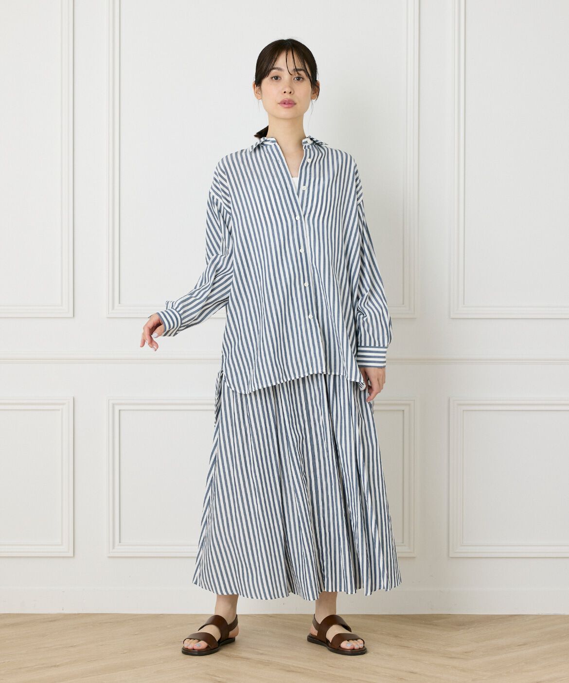 DAY by DAY it&rsquo;s international「ストライプオーバーサイズシャツ」|シャツ・ブラウス|