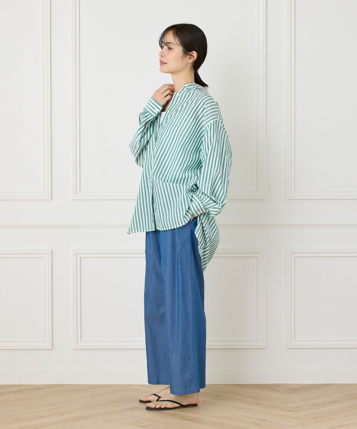 DAY by DAY it&rsquo;s international「ストライプオーバーサイズシャツ」|シャツ・ブラウス|