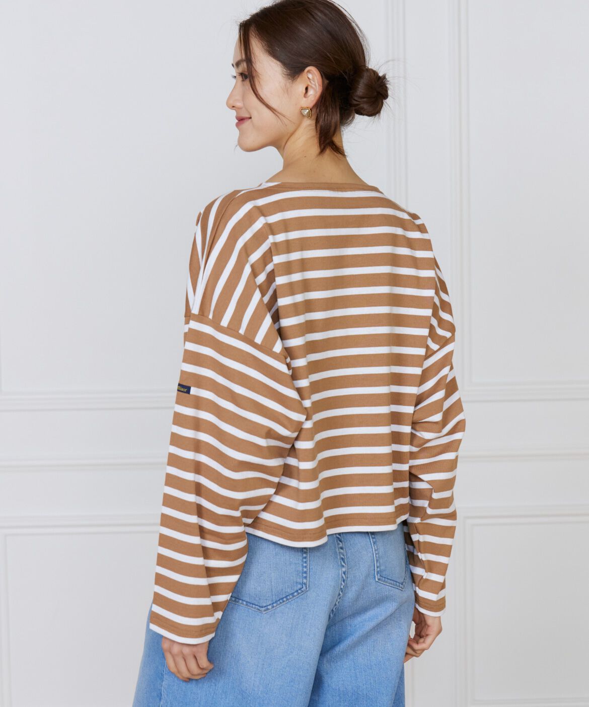 INED「ボーダードルマンスリーブカットソー《Le Minor》」|Tシャツ・カットソー|