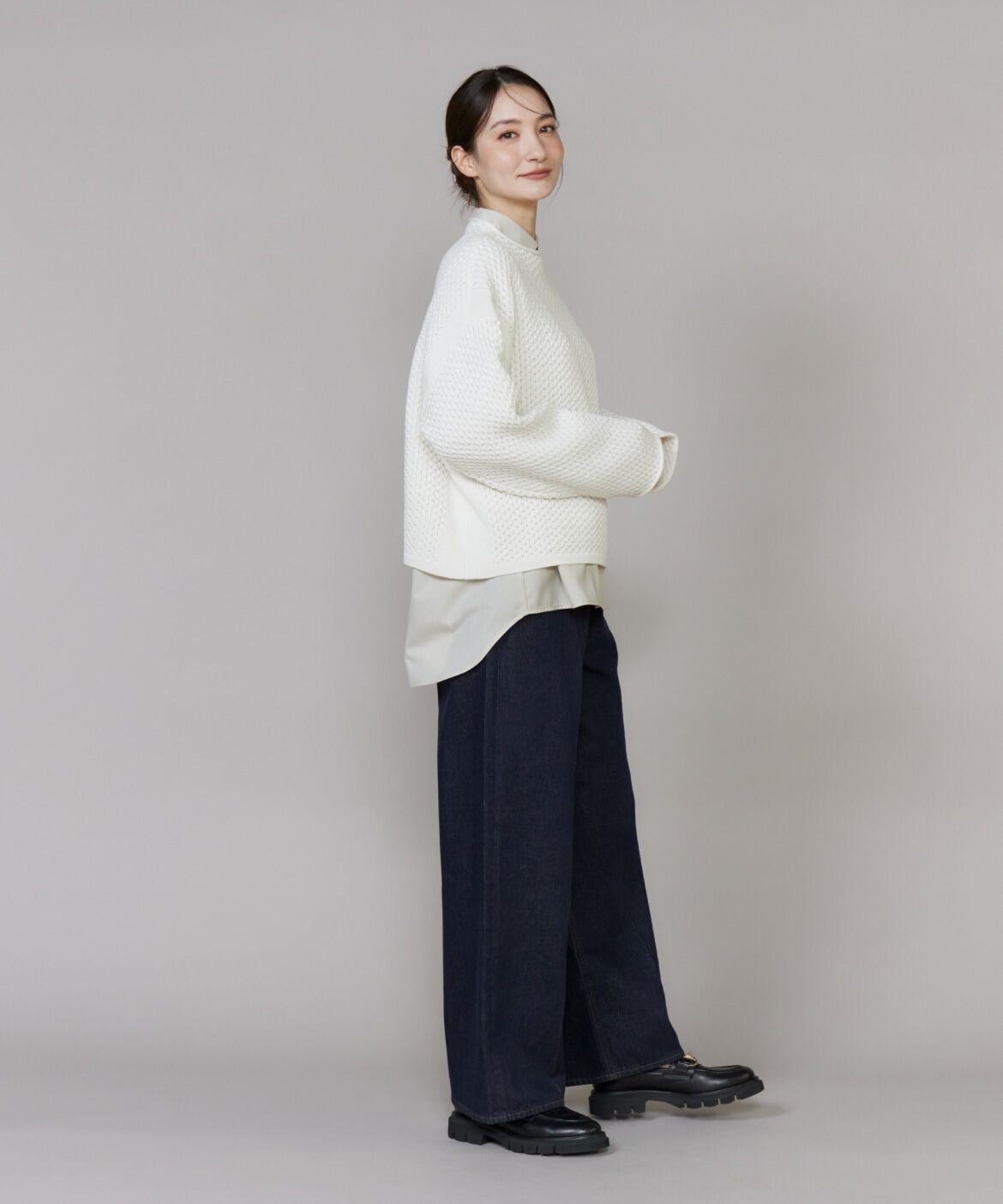 DAY by DAY it&rsquo;s international「ハニカムモックネックプルオーバー」|ニット・セーター|