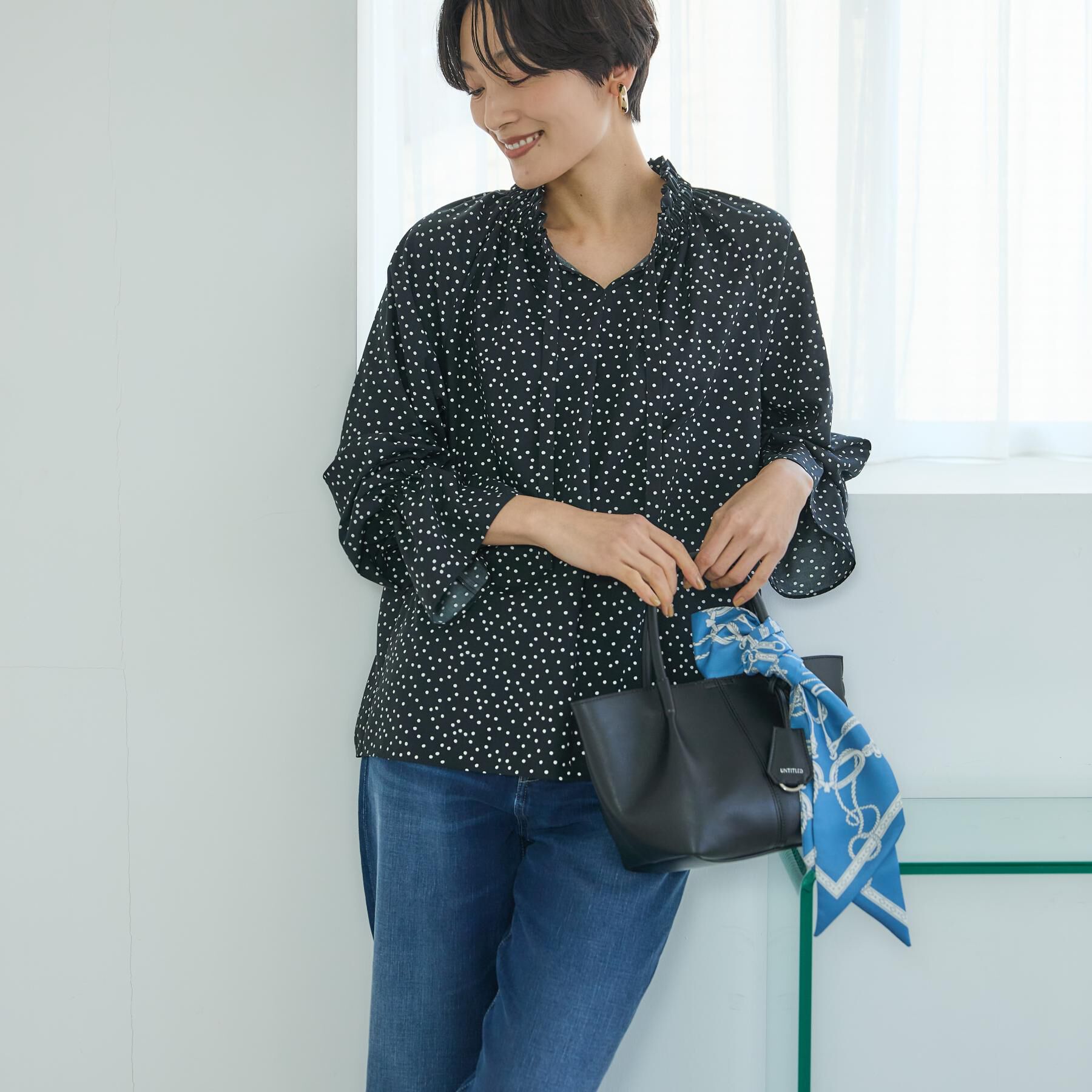 UNTITLED「スプリットレザーミニトート」|トートバッグ|