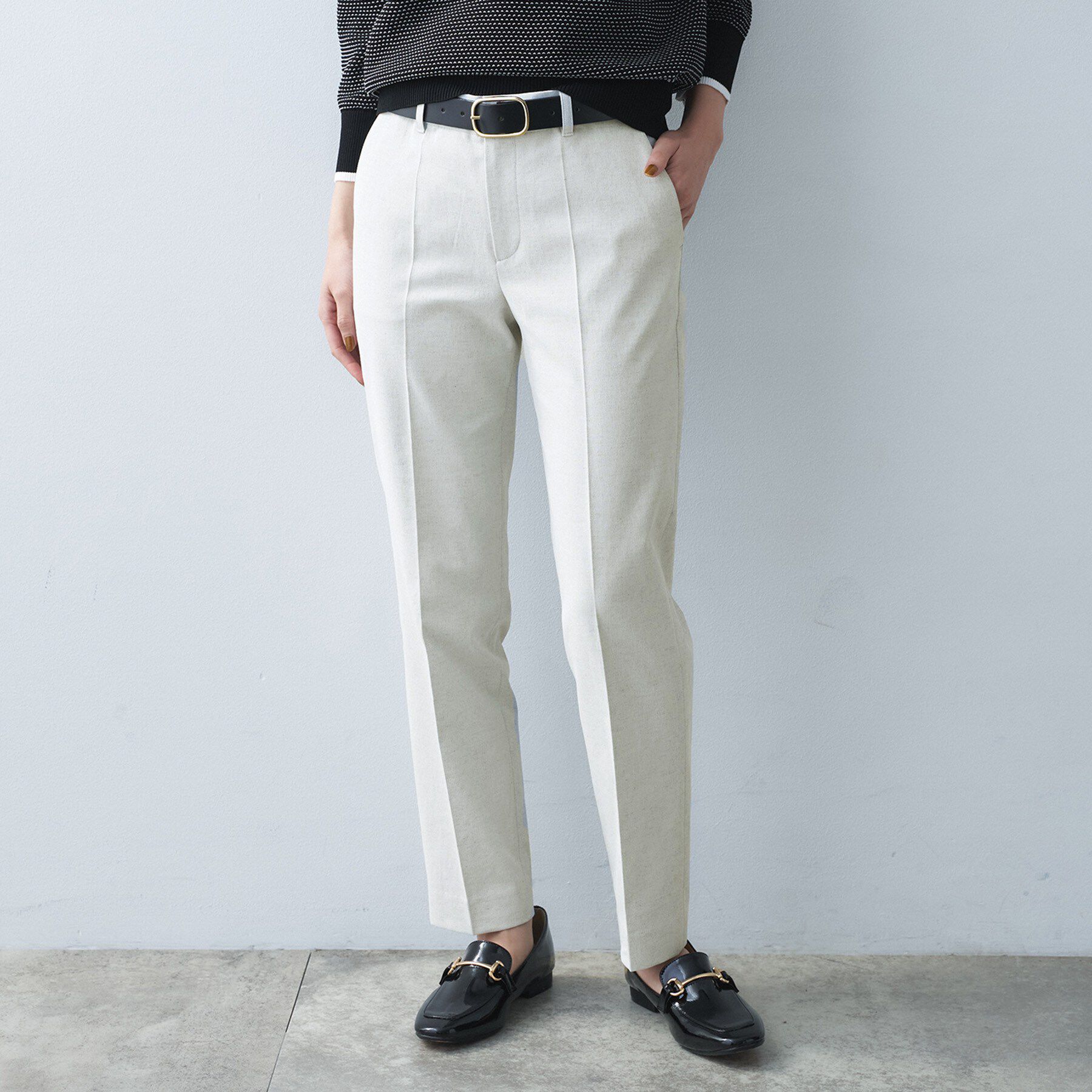 UNTITLED「オックステーパードパンツ」|その他|ライトグレー(011