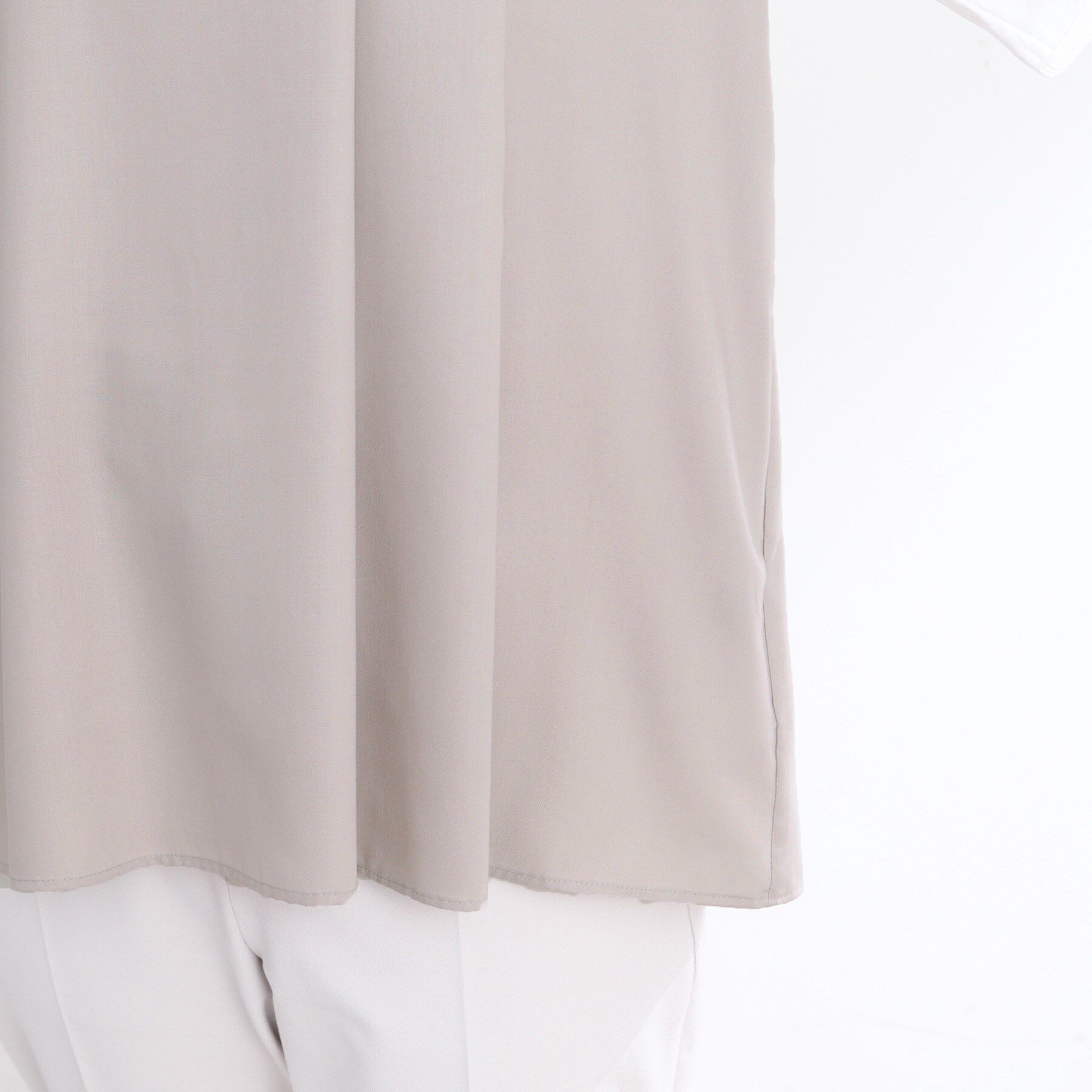 Reflect「【マシンウォッシュ可能】レイヤード風ジャージブラウス」|Tシャツ・カットソー|