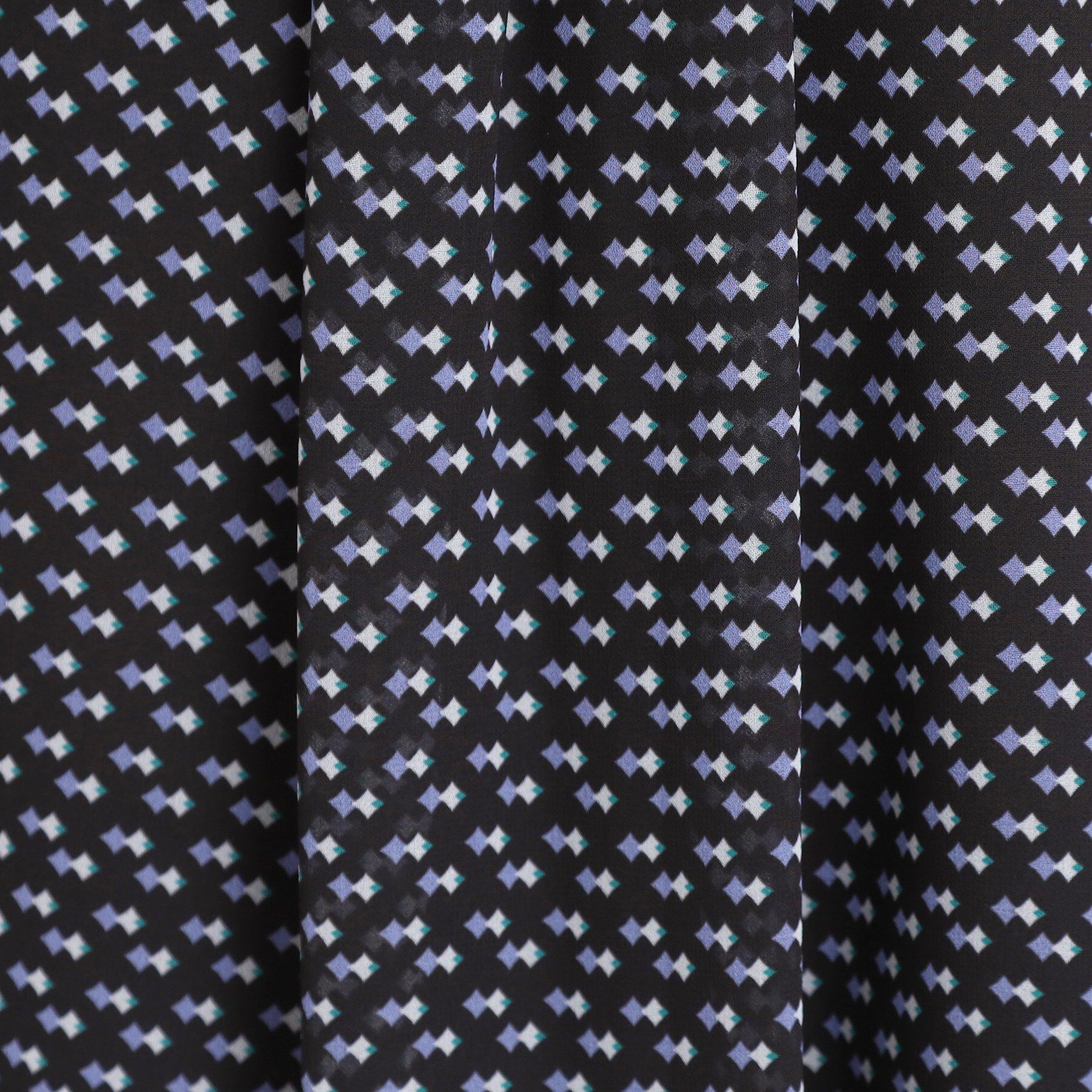 Reflect「【マシンウォッシュ可／セットアップ可】ギャザータックプリントブラウス」|シャツ・ブラウス|