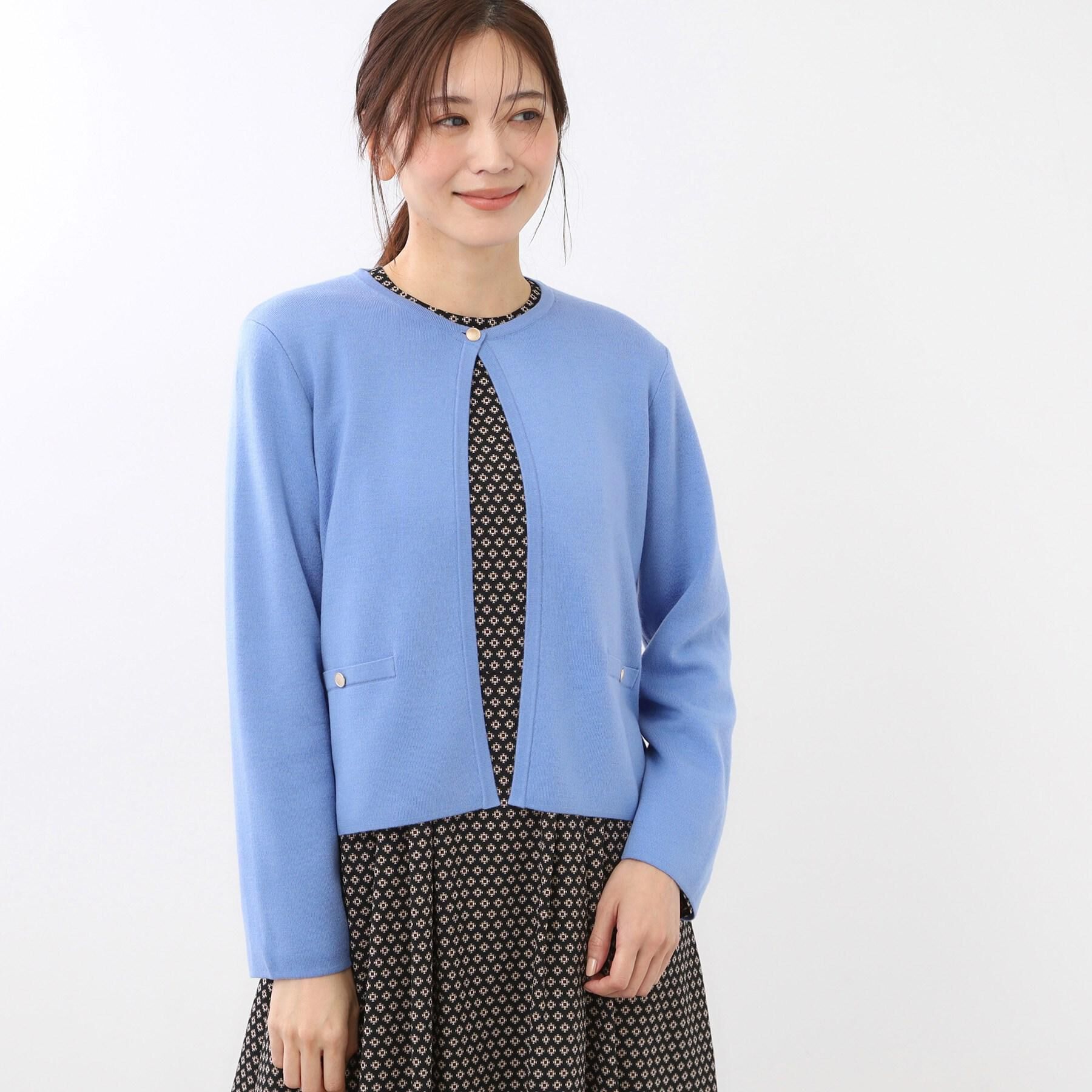 Reflect「【選べる5色／アンサンブル可】クルーネックカーディガン」|カーディガン|