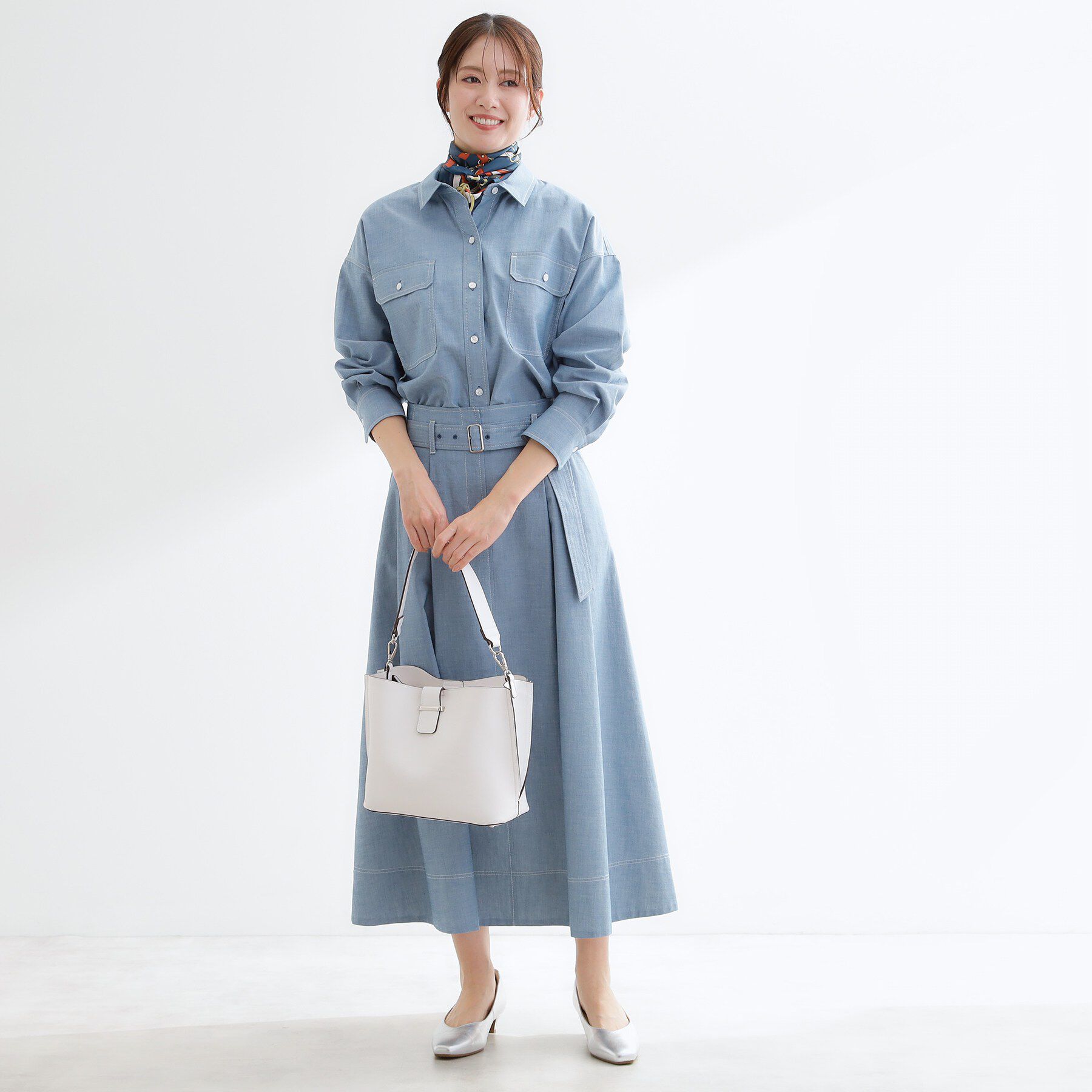 Reflect「【羽織にも◎】ダンガリーシャツ」|シャツ・ブラウス|