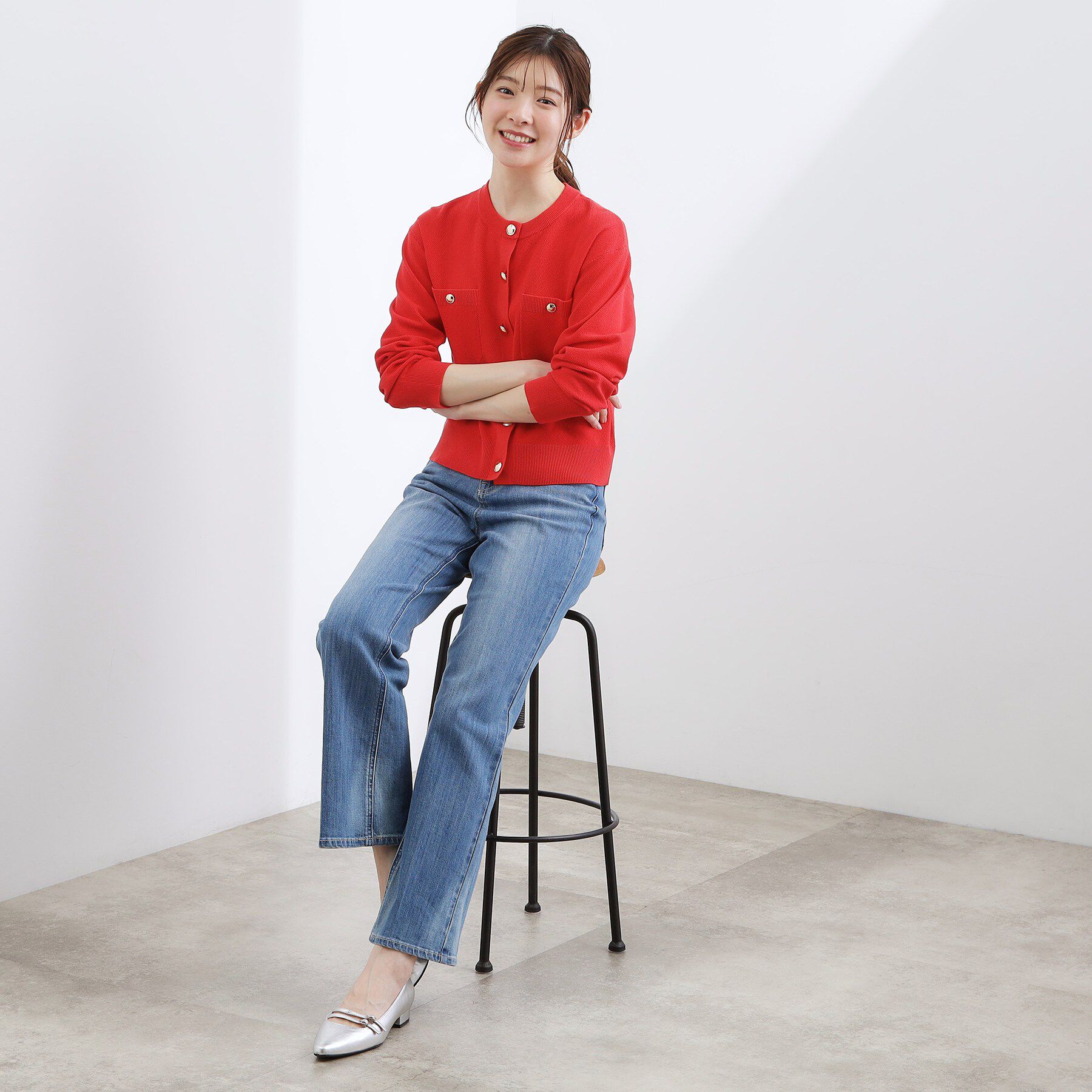 grove「【貴島明日香さん着用】フロントポケットカーディガン」|カーディガン|