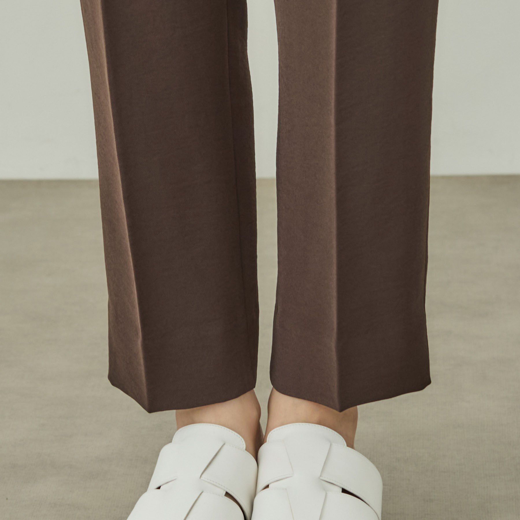 INDIVI「【洗える／UVケア】テーパードパンツ」|スーツ|