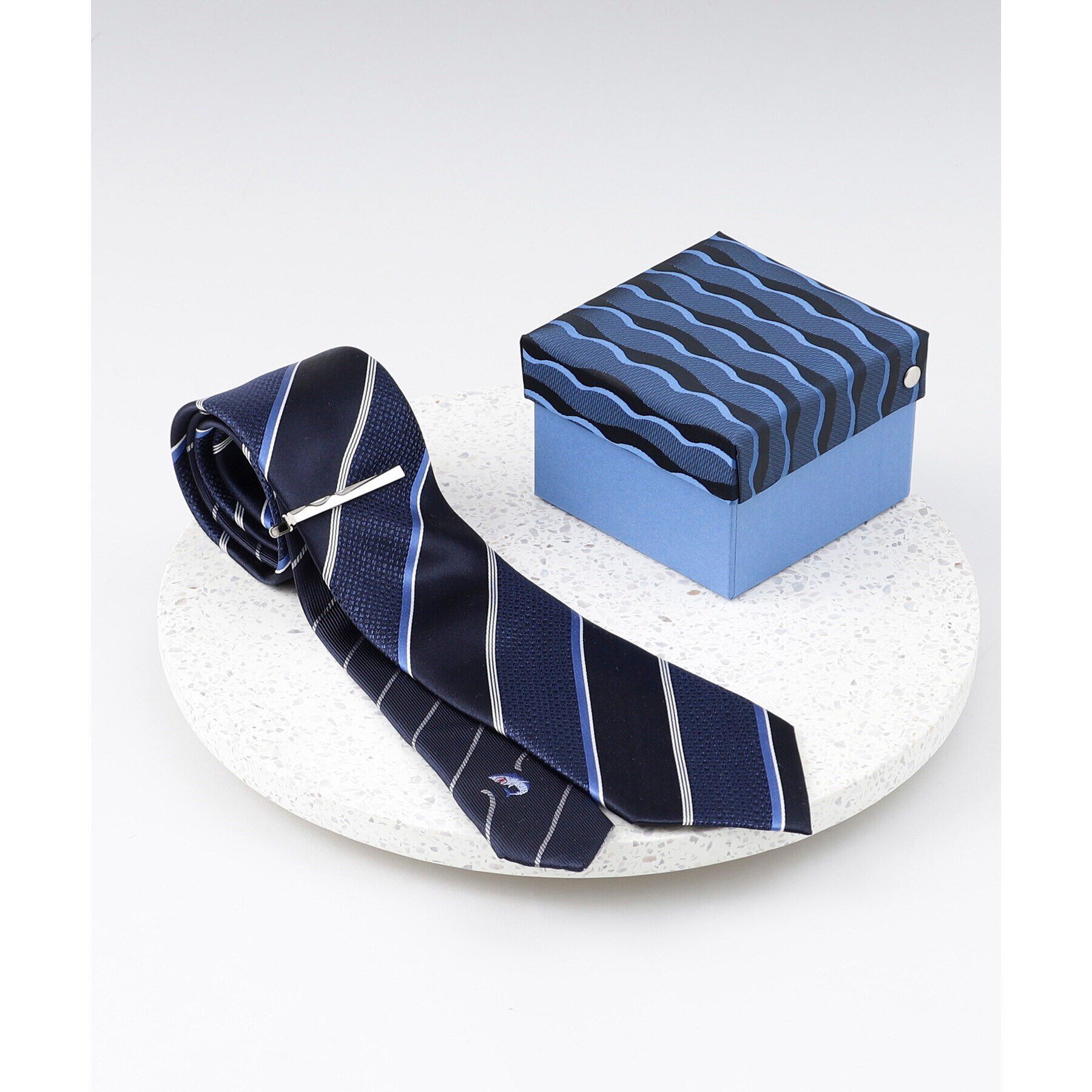 TAKEO KIKUCHI「【BOXセット】Sea Creatures ネクタイ＆タイバー」|ネクタイ・蝶ネクタイ|