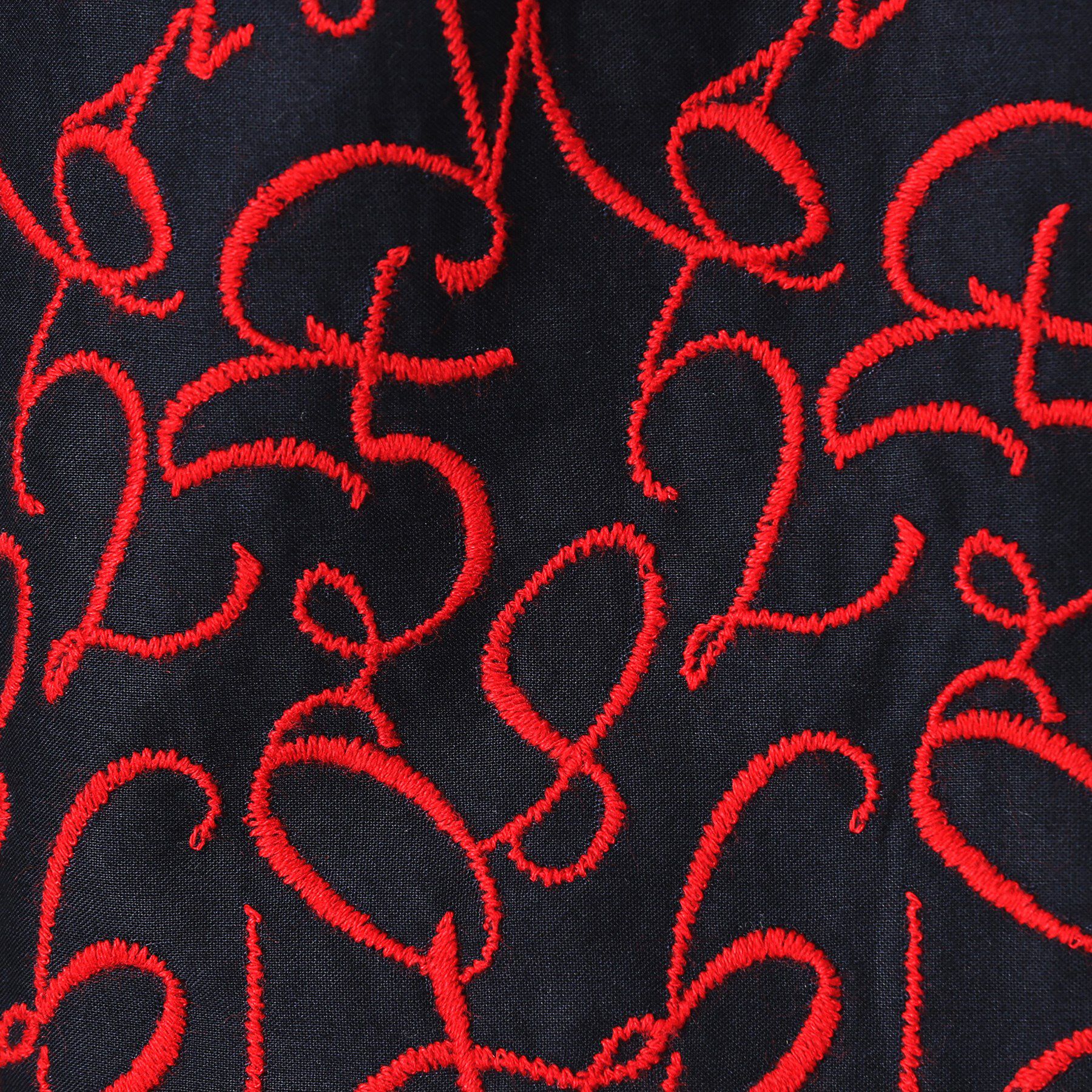 40CARATS&525「数字エンブロイダリー半袖シャツ」|シャツ・ブラウス|