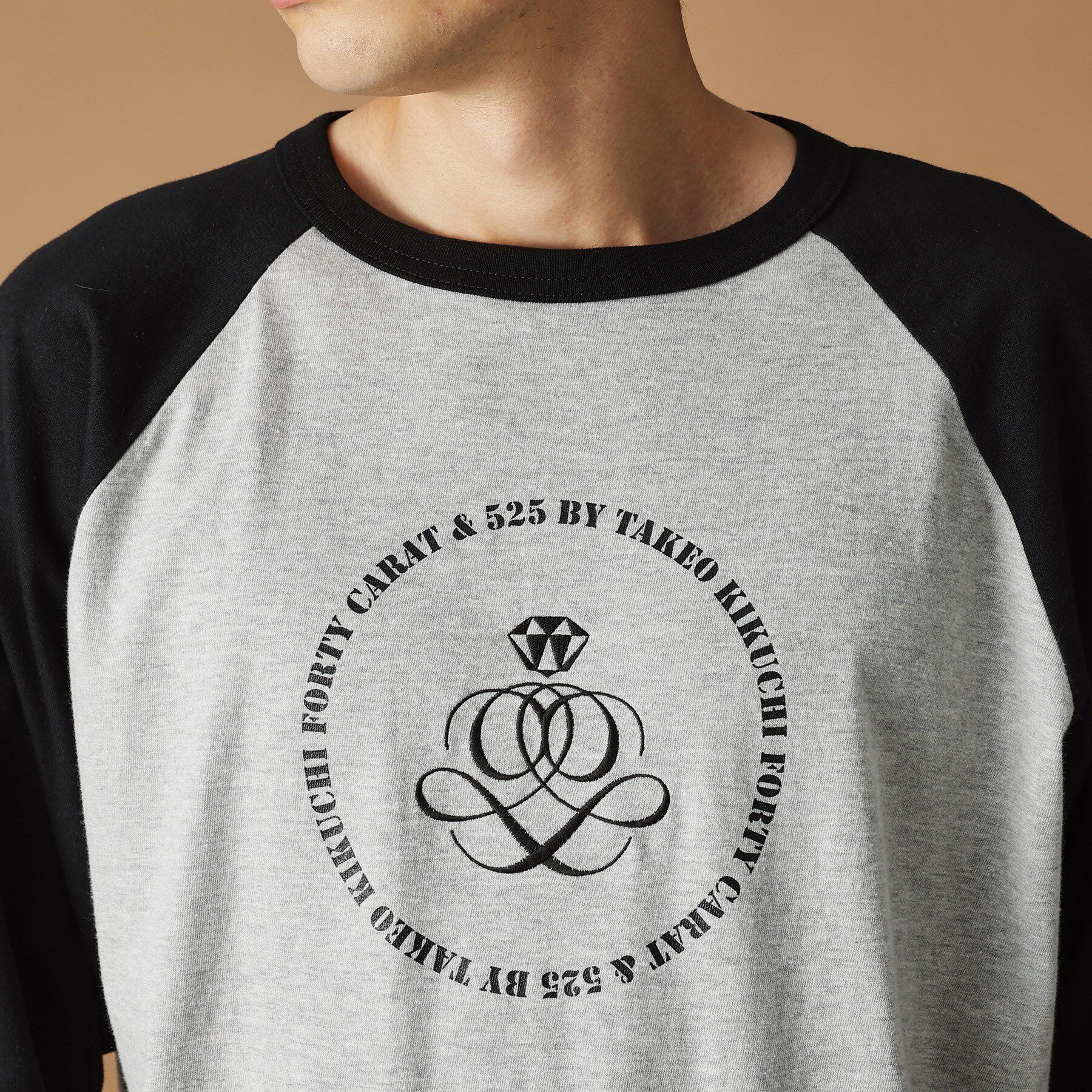 40CARATS&525「【Sサイズ～】アンドマーク7分袖ラグランTシャツ」|Tシャツ・カットソー|