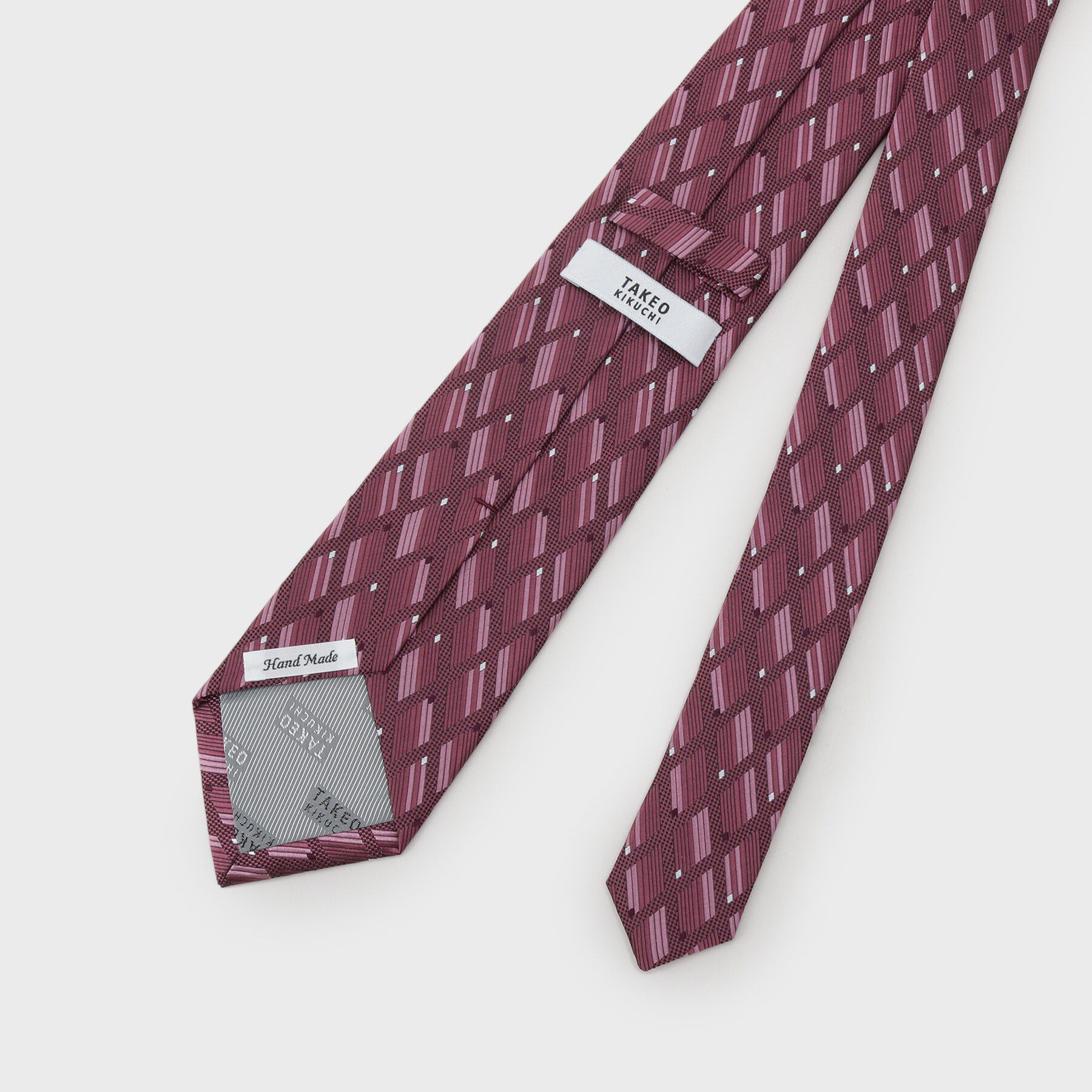 TAKEO KIKUCHI「【縁起の良いネクタイ】PNJ 菱紋ネクタイ」|ネクタイ・蝶ネクタイ|