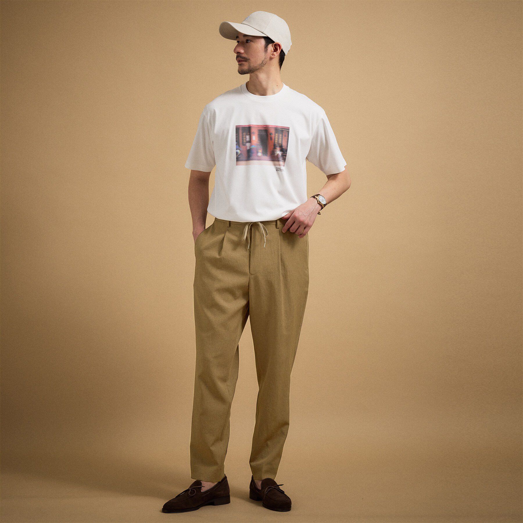 TAKEO KIKUCHI「リネンライクカルゼイージーパンツ」|その他|