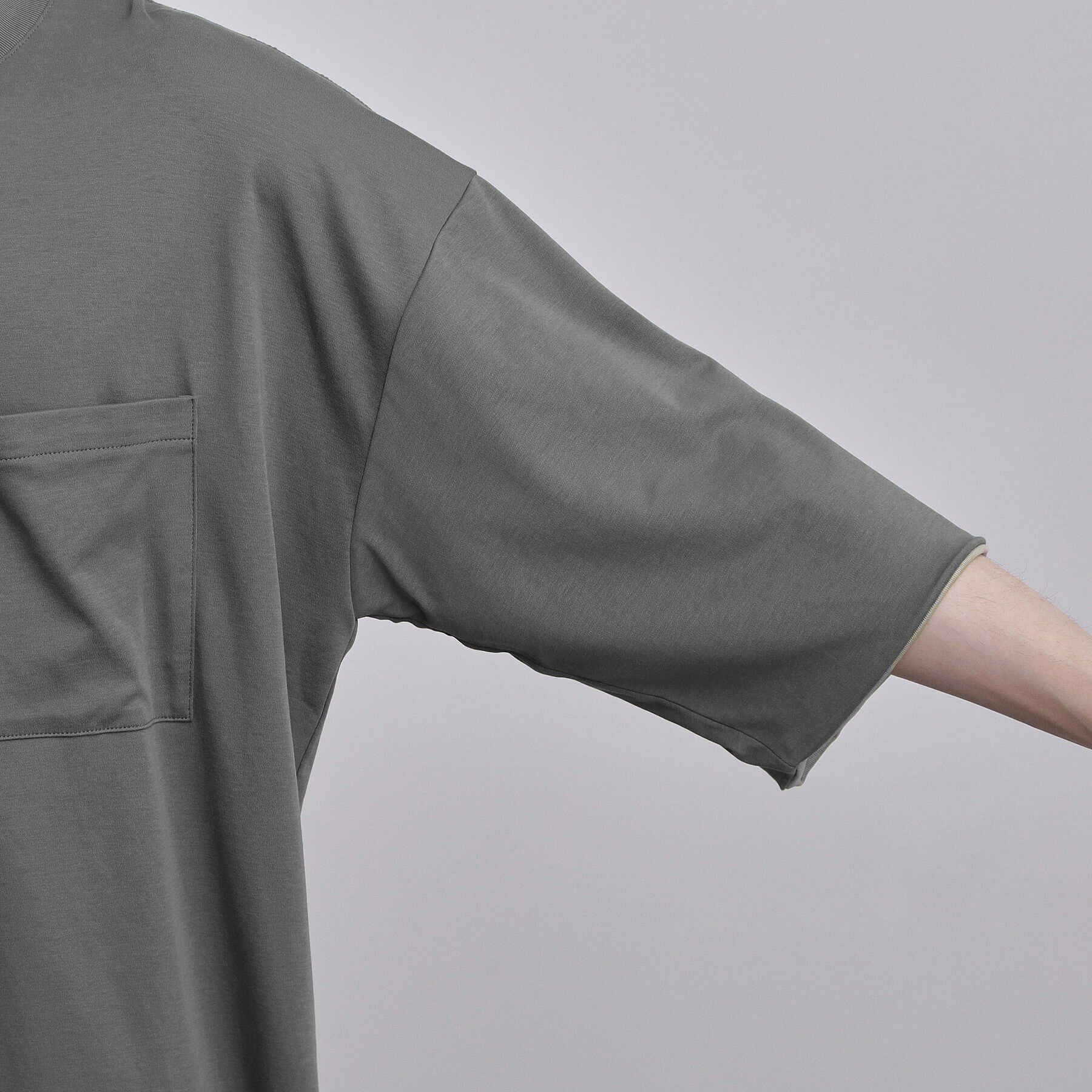 tk.TAKEO KIKUCHI「スムースシルケット レイヤードカットソー」|Tシャツ・カットソー|