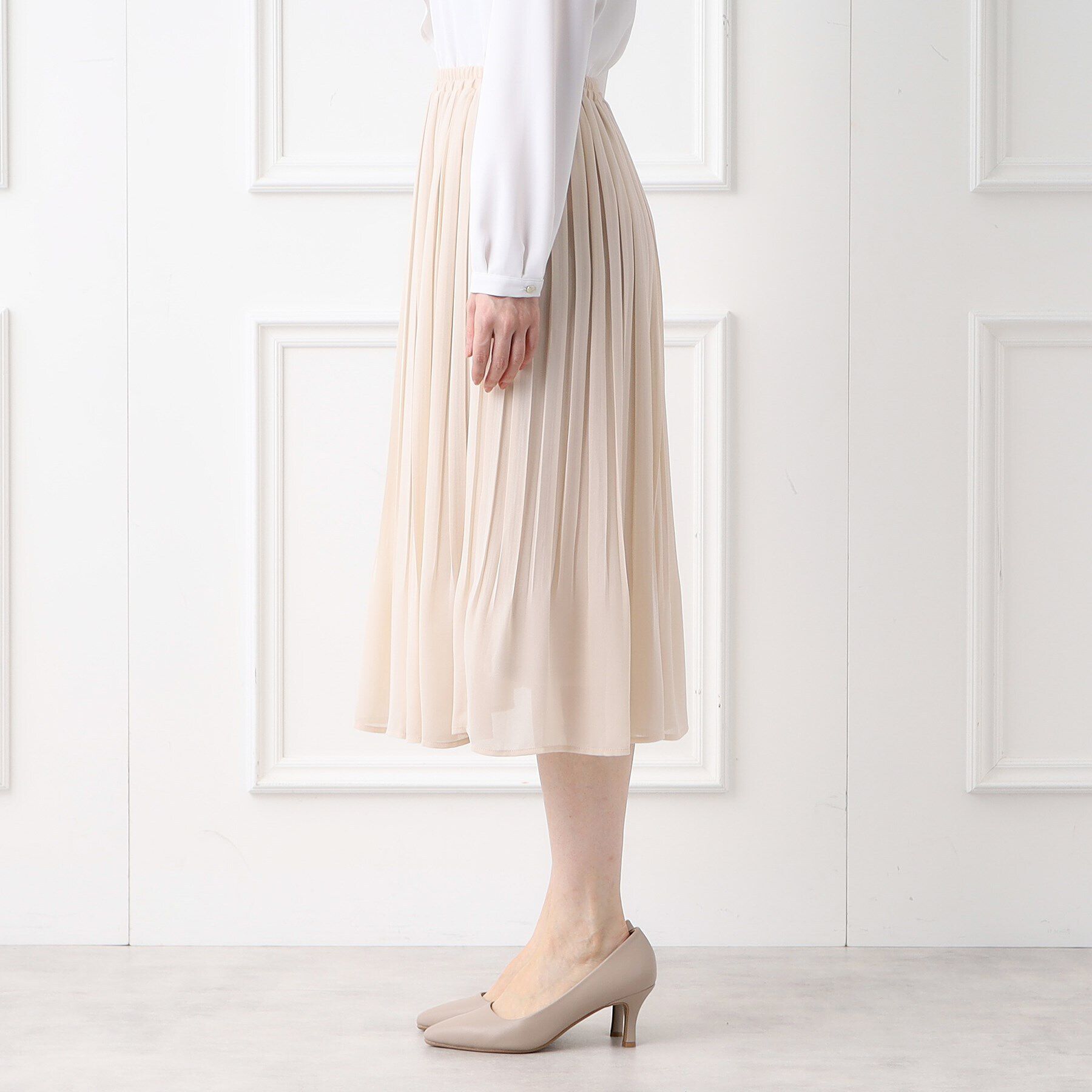 index「《新色追加》着丈が選べる！プリーツフレアスカート【イージーケア／防シワ／洗濯機洗い可】」|スカート|