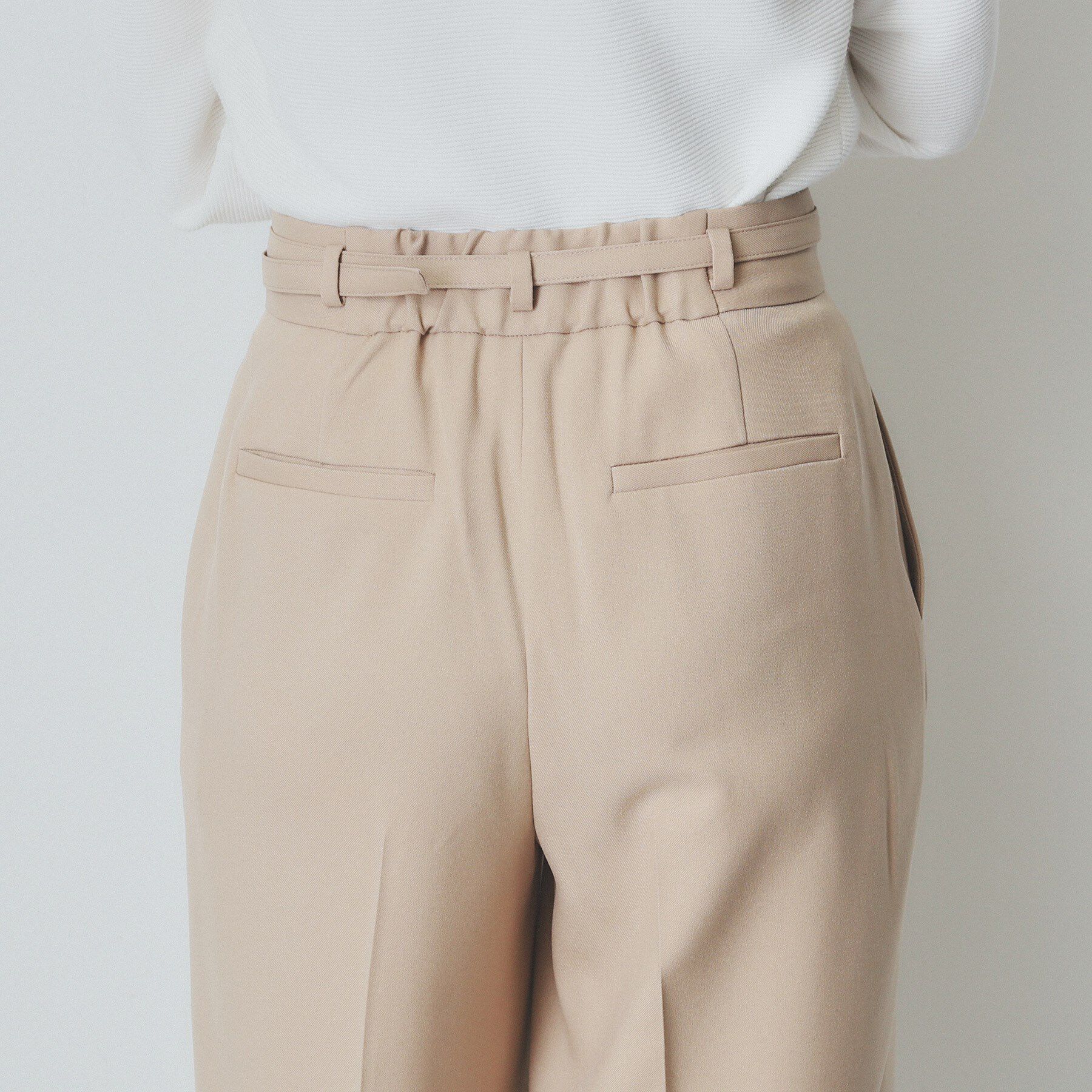 index「ソフトツイルタックワイドパンツ【洗濯機洗い可】」|その他|