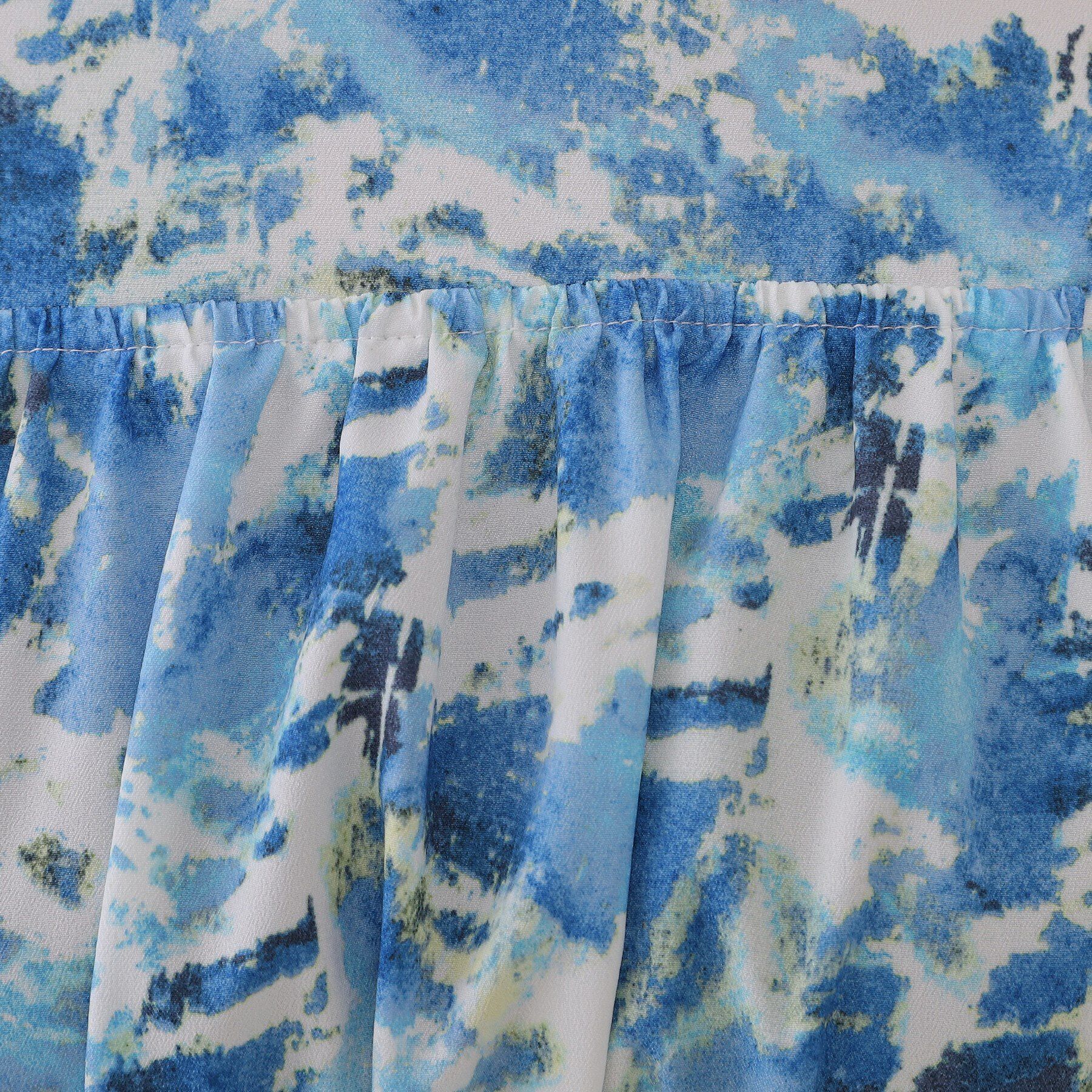 OPAQUE.CLIP「ぼかしフラワープリントワンピース【洗濯機洗い可】」|ワンピース|