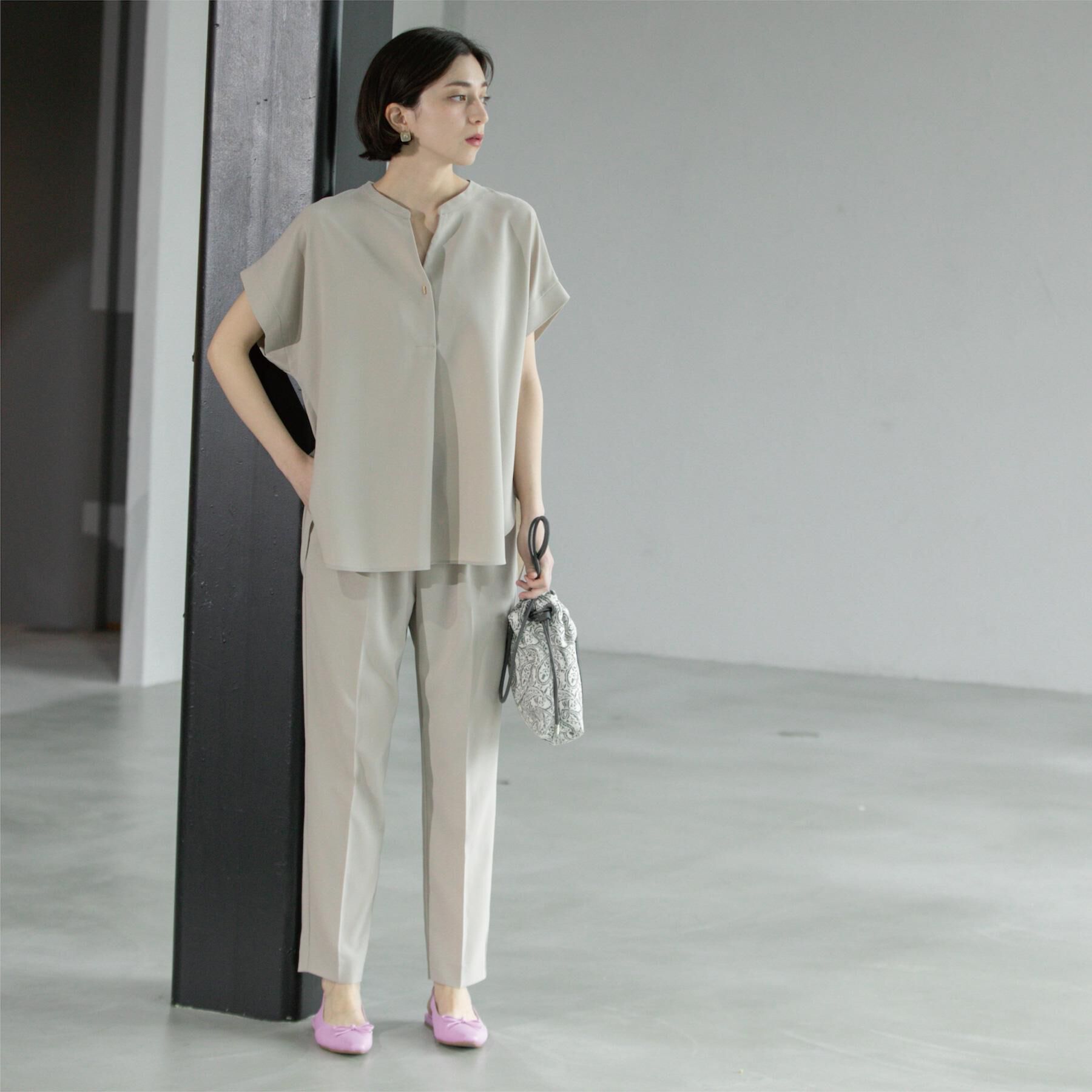 OPAQUE.CLIP「《6色展開/丈が選べる》美脚イージーテーパードパンツ/セットアップ対応【ストレッチ/洗濯機洗い可/防」|その他|