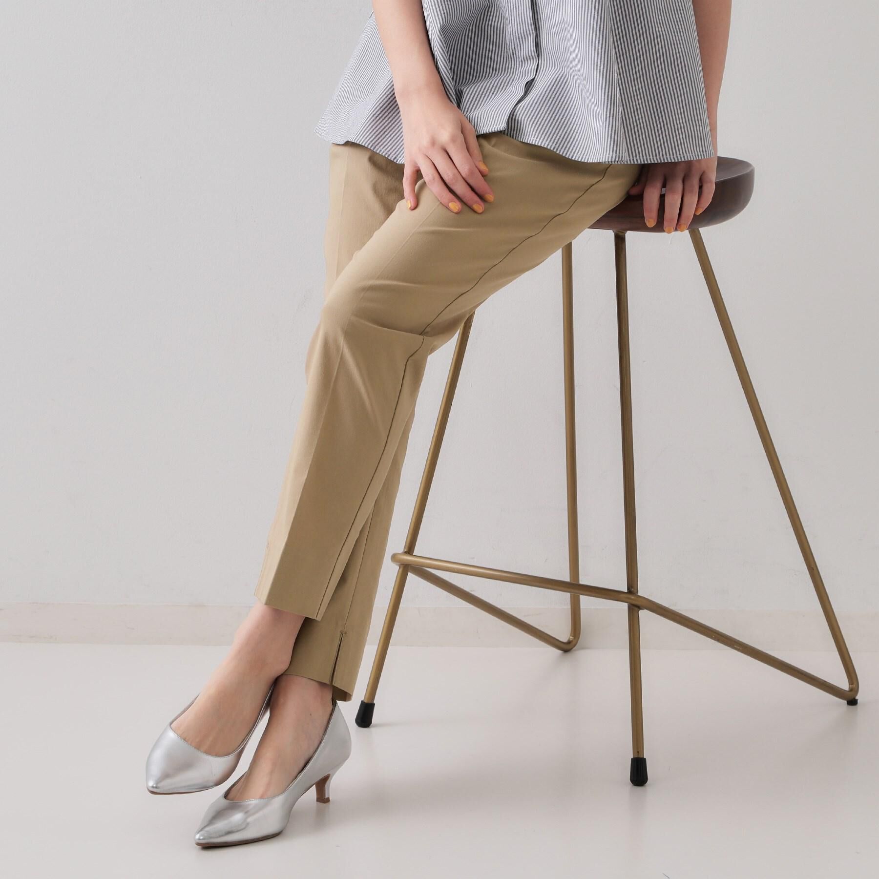 OPAQUE.CLIP「麻混ハイストレッチイージースティックパンツ【洗濯機洗い可】」|その他|