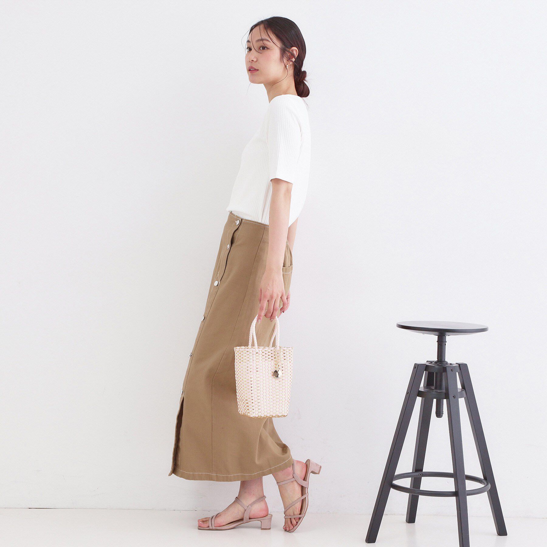 OPAQUE.CLIP「マルチカラーミニメルカドバッグ」|トートバッグ|