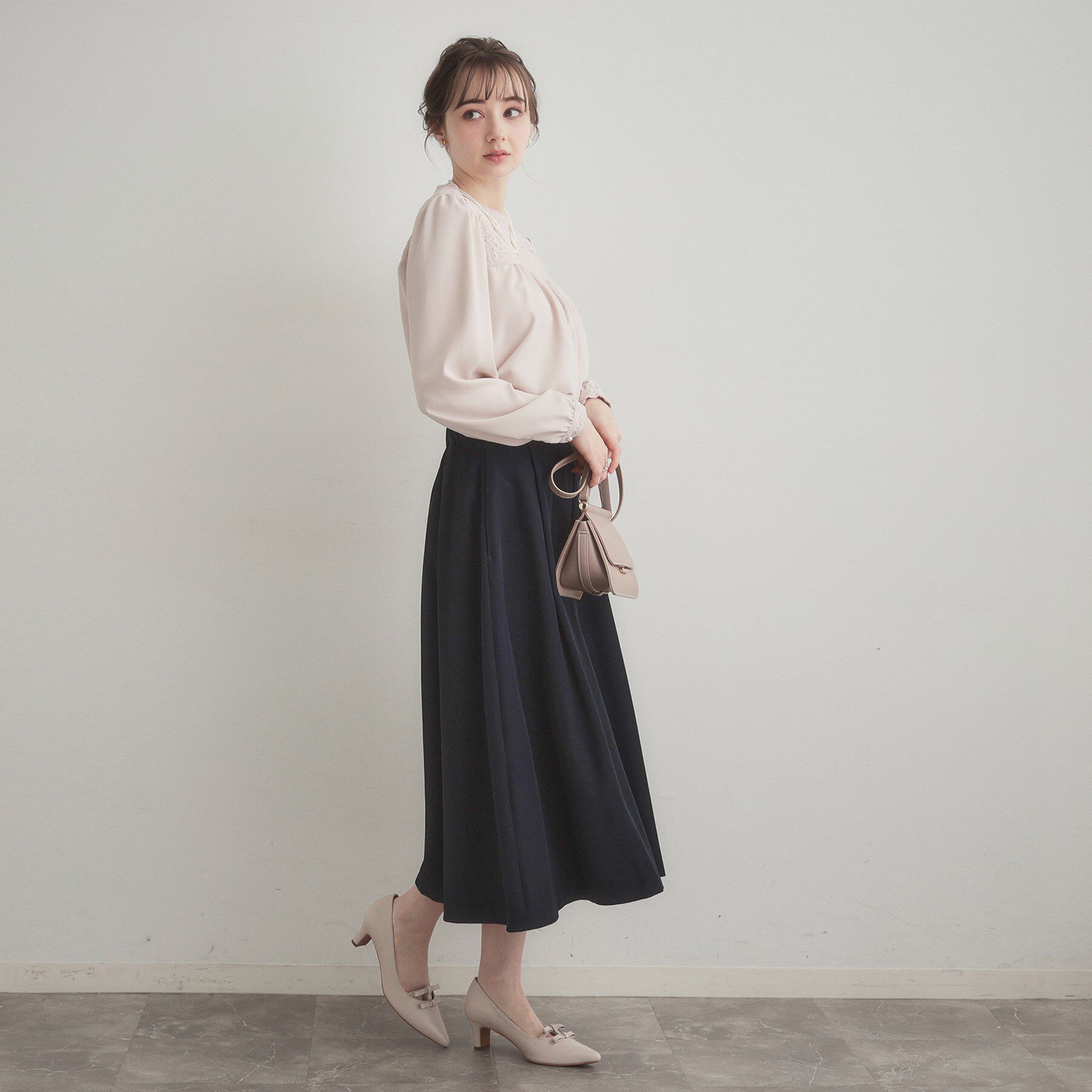 Couture broach「ダブルリボンパンプス」|パンプス|