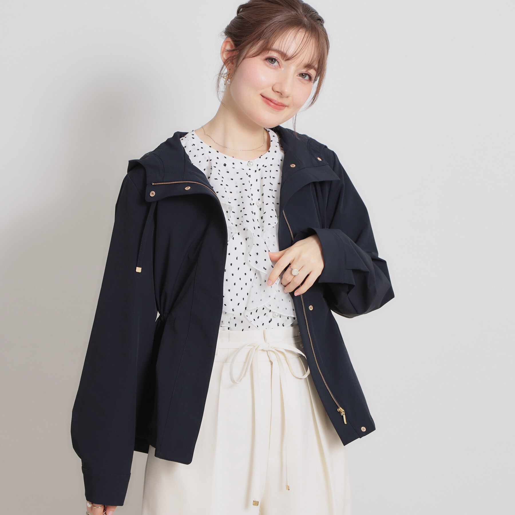 Couture broach「【撥水・洗える】愛されマンパ」|ブルゾン・スタジャン|