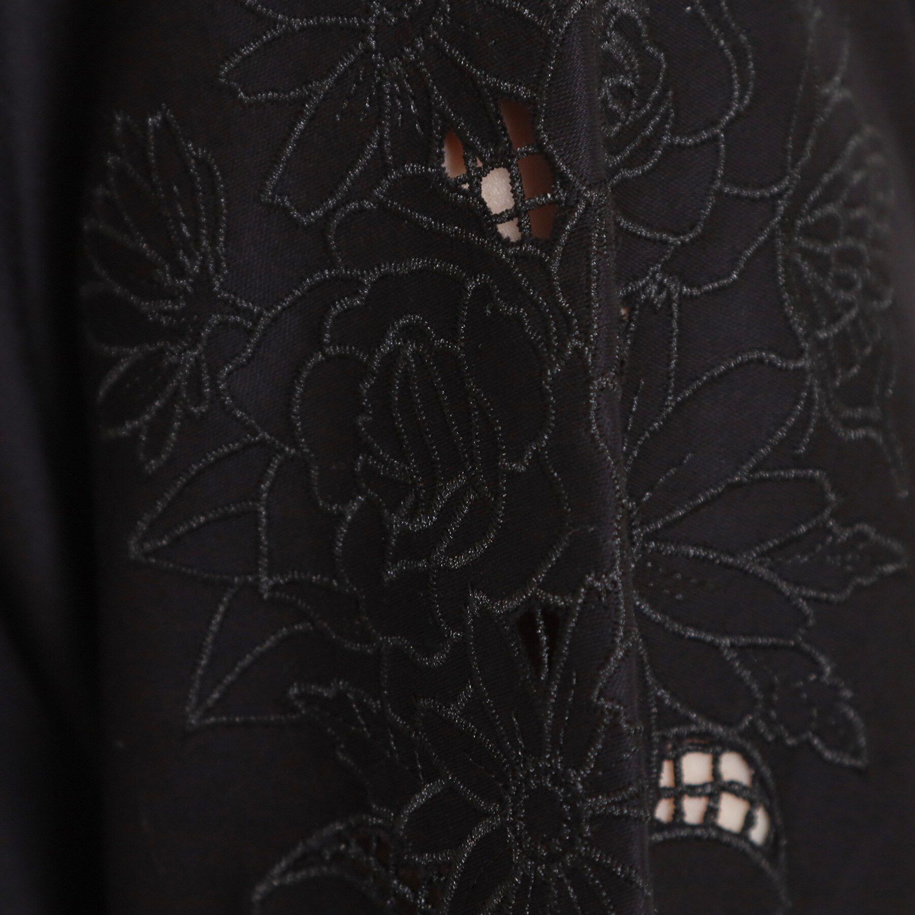 Couture broach「【接触冷感・UVカット】60シルケット エンブロドルマントップス」|Tシャツ・カットソー|