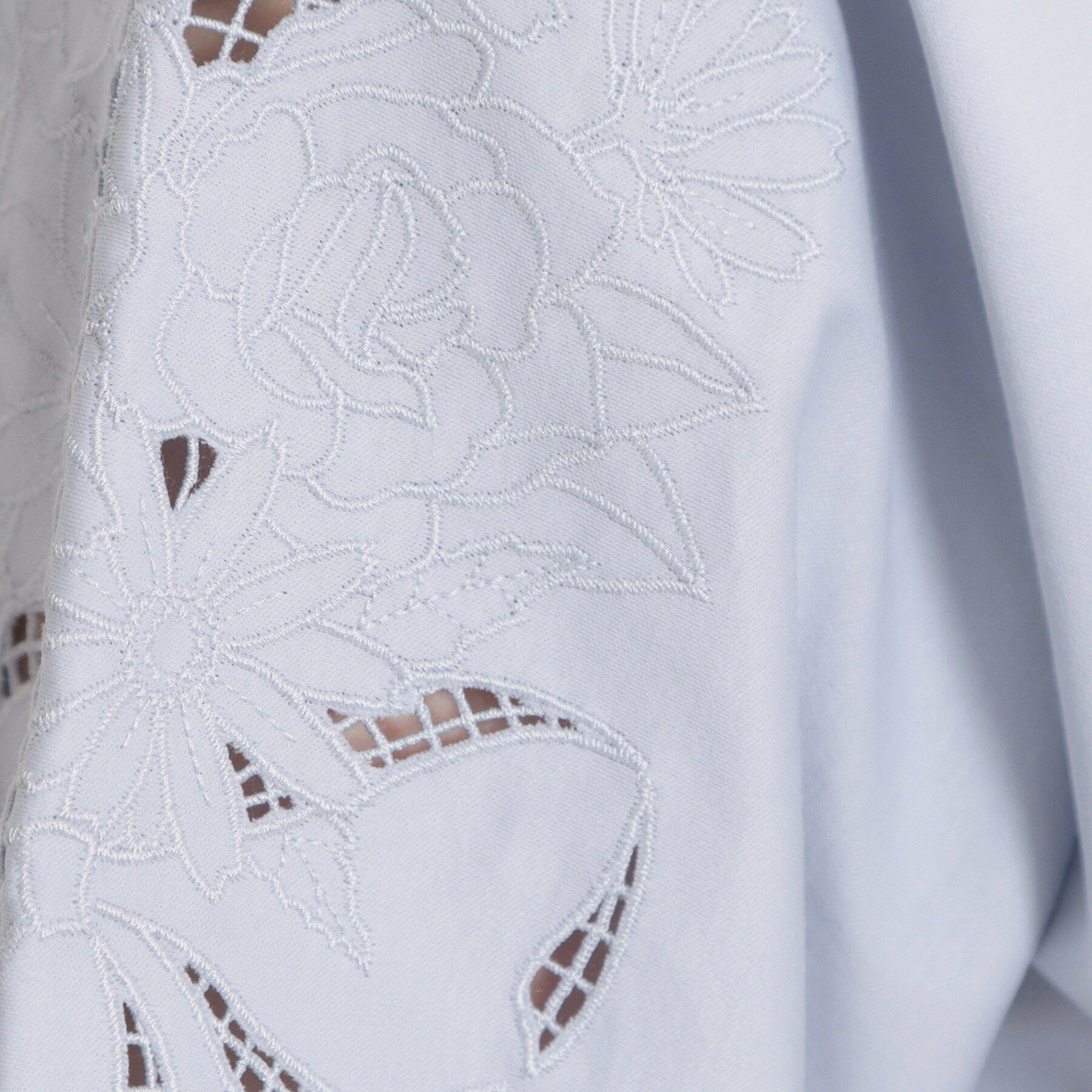 Couture broach「【接触冷感・UVカット】60シルケット エンブロドルマントップス」|Tシャツ・カットソー|