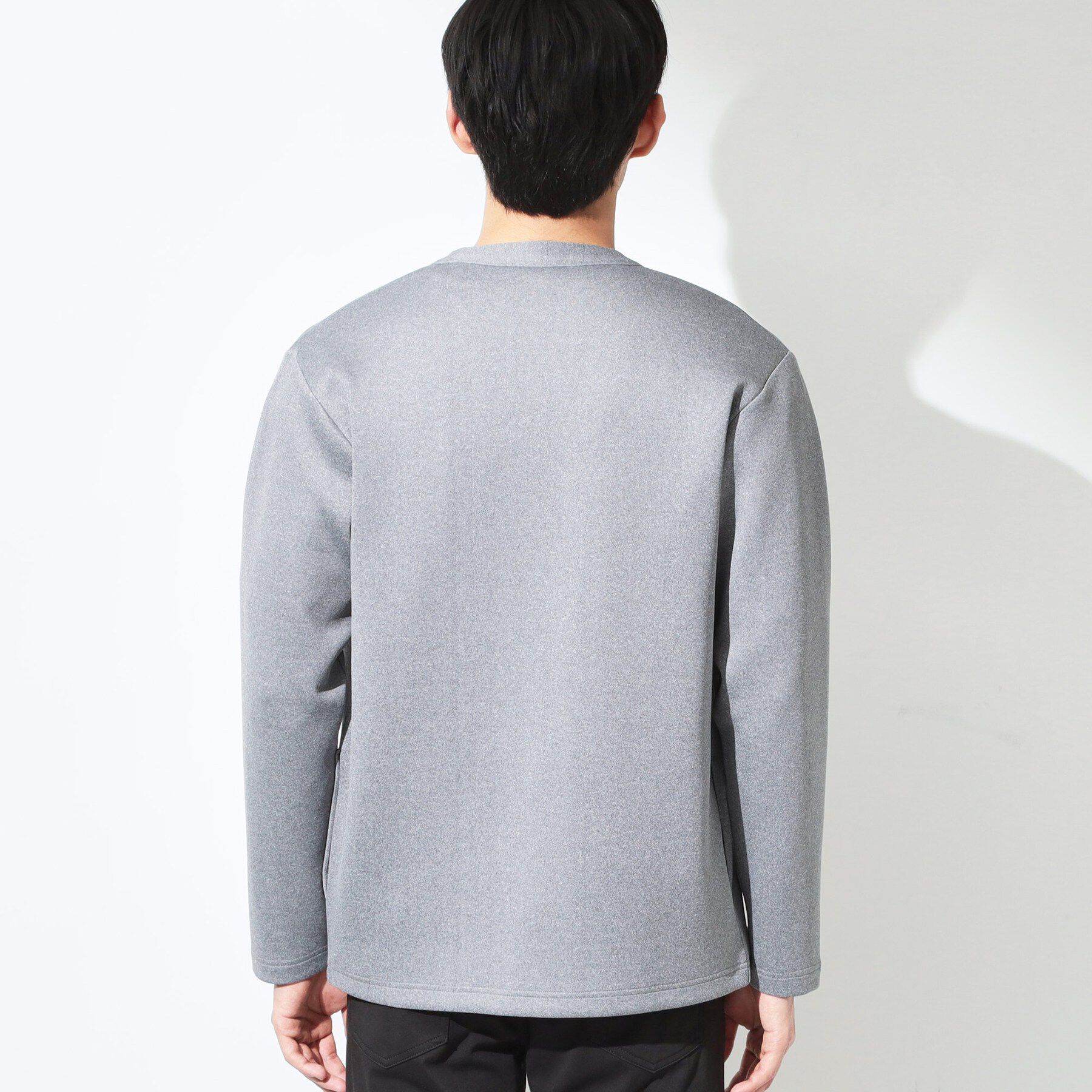 THE SHOP TK「スエードタッチカーディガン 洗濯機OK」|カーディガン|