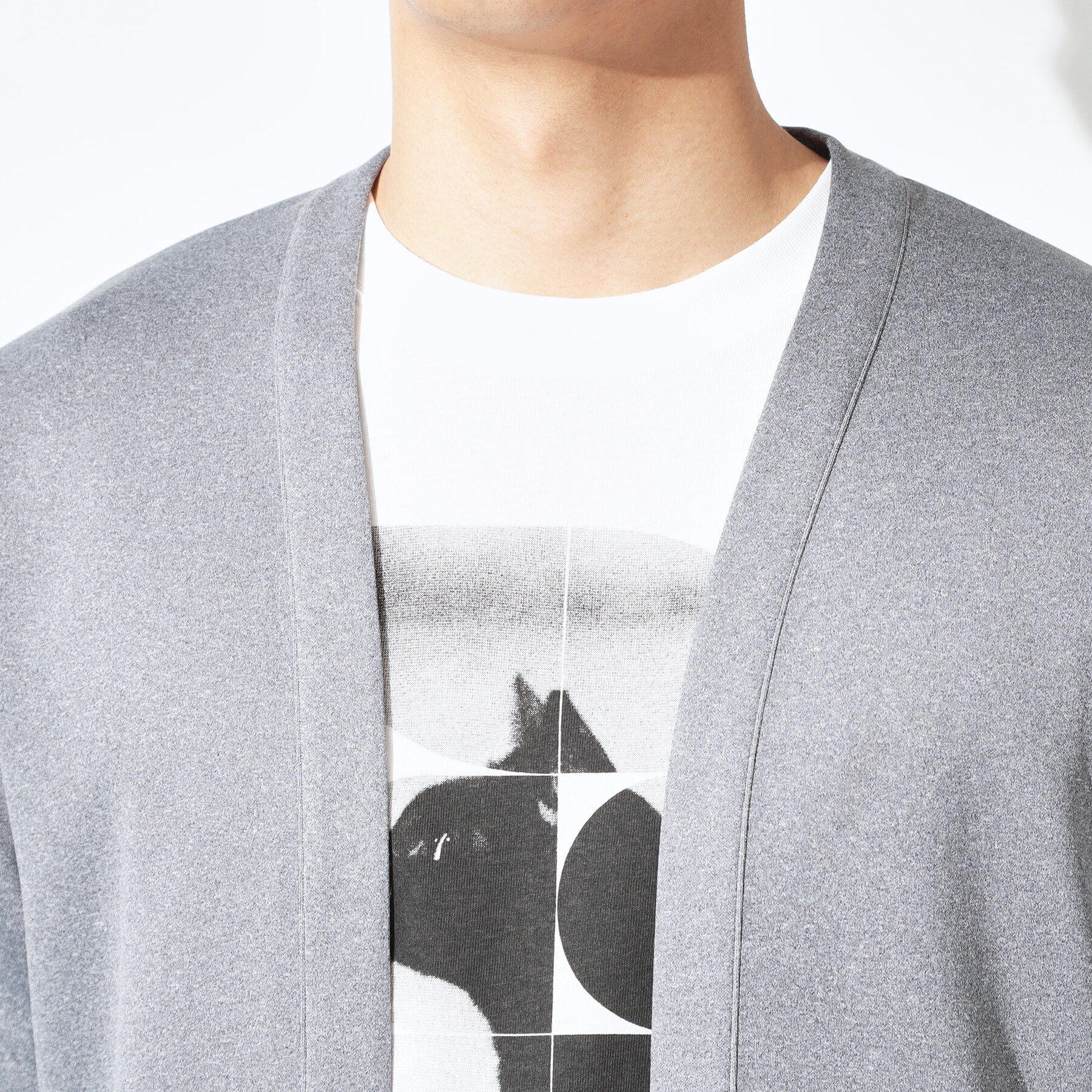 THE SHOP TK「スエードタッチカーディガン 洗濯機OK」|カーディガン|